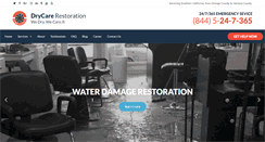 Desktop Screenshot of drycarerestoration.com